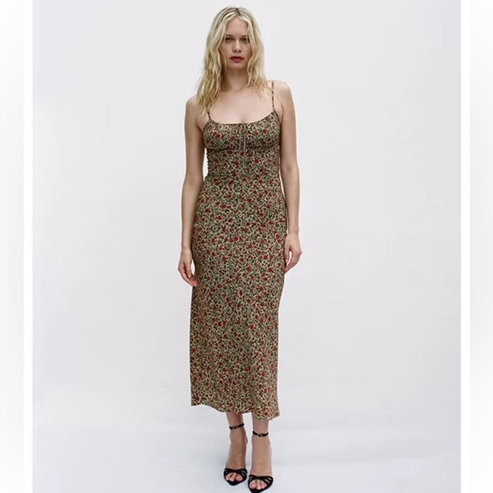 Réalisation Par Floral Smocked Maxi Dress – Size S 🌼